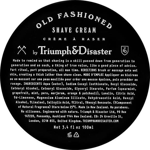 Actual product image Triumph & Disaster Old Fashioned (100 ml, Shaving cream)