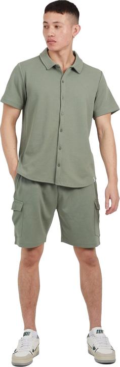 Actual product image Brave Soul Mens Cadby Textured Cargo Shorts (M)