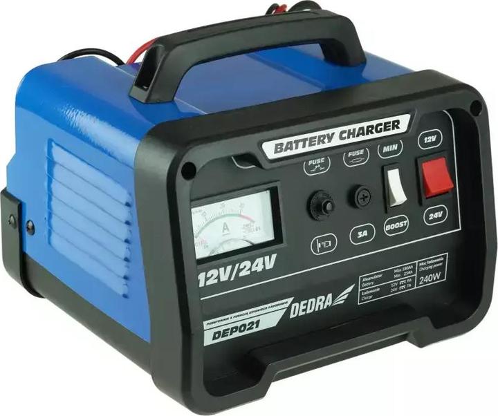 Produktbild Dedra Batterie-Ladegerät 12/24V 25-180Ah (12V, 24V, 180 A)