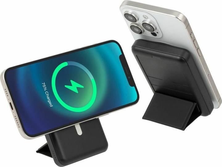 Image du produit Rivacase VA2604 Wireless Powerbank Magsafe Qi 15W, batterie externe avec QC/PD 20W 10000 mAh charge rapide (10000 mAh, 20 W, 18.50 Wh)