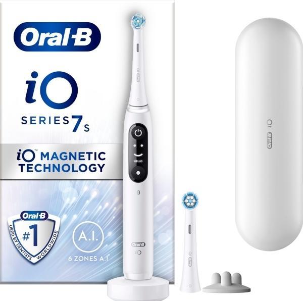 Produktbild Oral-B Eltandbørste iO7S White (Oszillierende Zahnbürste)