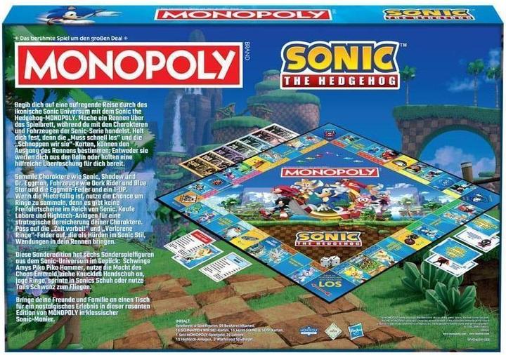 Immagine prodotto Winning Moves Monopoly gioco da tavolo Sonic the Hedgehog *versione tedesca* (Tedesco)