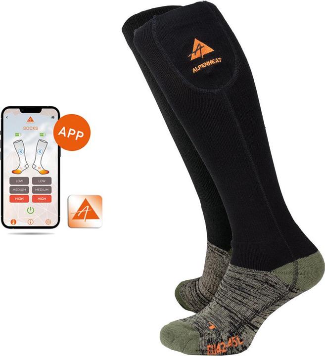 Produktbild Alpenheat FireWoolSocks beheizte Socken (APP) (XL)