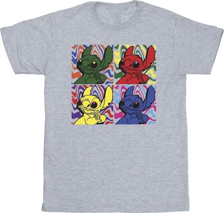Actual product image Disney Mens Lilo & Stitch Pop Art T-Shirt (L)