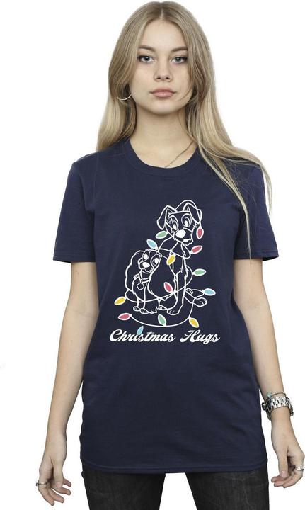 Produktbild Disney Lady And The Trump Christmas Hugs TShirt (L)