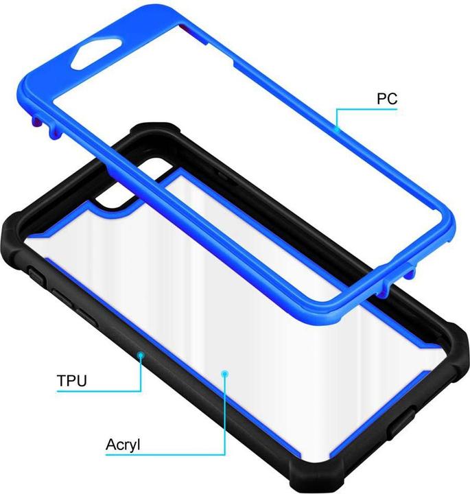 Produktbild Cadorabo Hybrid 2-in-1 Acrylic Cover (Apple iPhone 7 Plus, Apple iPhone 7s Plus)