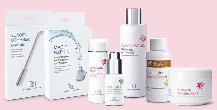 Immagine prodotto Classic Ayurveda Maschera anti-età Loto, Amla e Terra curativa, BDIH (50 ml)