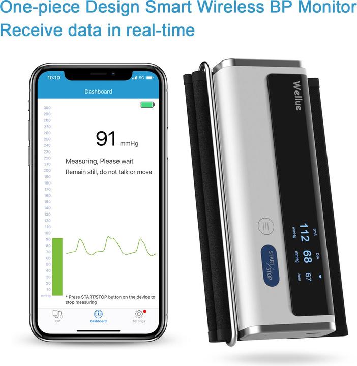 Produktbild ViatomTech BP2A Bluetooth upper arm bp monitor (Blutdruckmessgerät Oberarm)