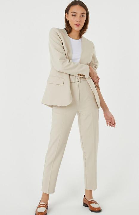 Produktbild La Redoute Collections Röhrenhose mit Gürtel (42)