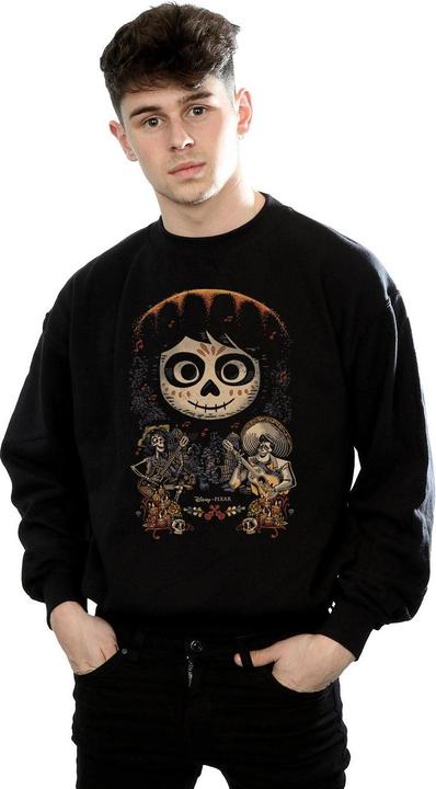 Actual product image Disney Mens Coco Miguel Face Poster Sweatshirt (3XL)