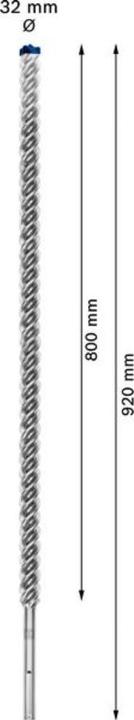 Produktbild Bosch Professional Zubehör EXPERT SDS max-8X Hammerbohrer, 32 x 800 x 920 mm (32 mm)
