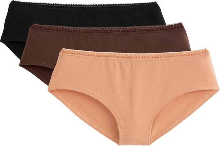 Produktbild La Redoute Collections 3er-Pack unifarbene Shortys (42, 3er Pack)