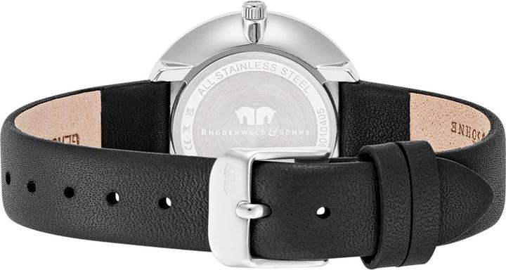 Produktbild Damen Quarzuhr Pearl Echtleder Schwarz - 32218 (Analoguhr, 32 mm)