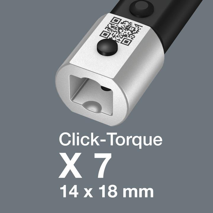 Image du produit Wera Click-Torque X 7 (1/4", 10 Nm, 100 Nm)