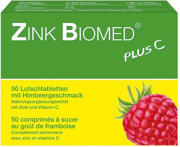 Immagine prodotto Biomed Zinco più C (50 Pezzo/i, Pillole, 39 g)