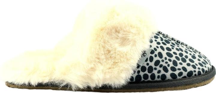 Actual product image Lunar Womens/Ladies Ocelot Print Slippers (L)