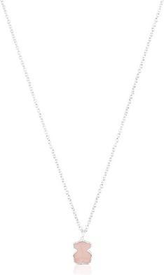 Tous Silver necklace with teddy bear 615434570 (chain. pendant)