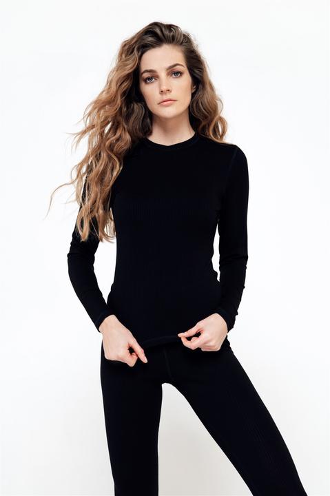 Actual product image Hebe Langarmshirt mit gerippter Textur (S)