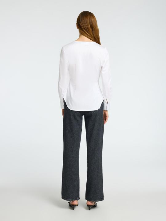 Actual product image Selected Femme Tailored long sleeve shirt (40)