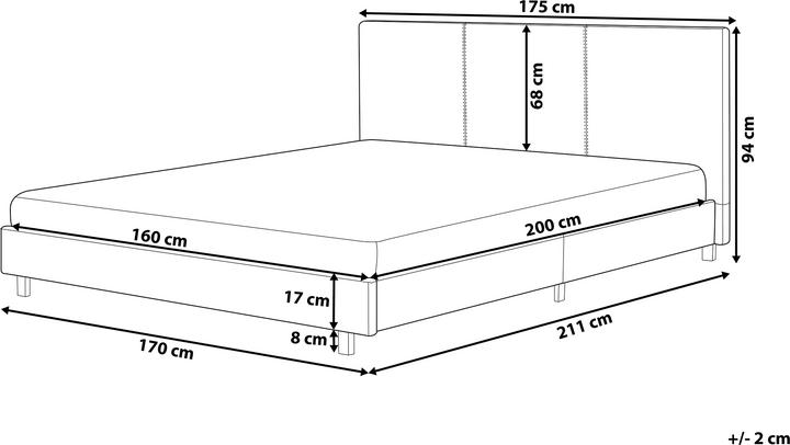 Actual product image Beliani Albi (160 x 200 cm)