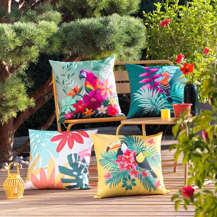 Produktbild Casativo Outdoor Kissen Blumen (50 x 50 cm)