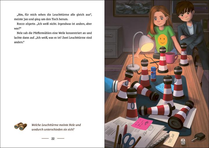 Actual product image Die Küstencrew (Band 2) - Die Spur der Schmuggler (German, Nathalie Kranich, Corner bandixen, Loewe children's books, 2022)