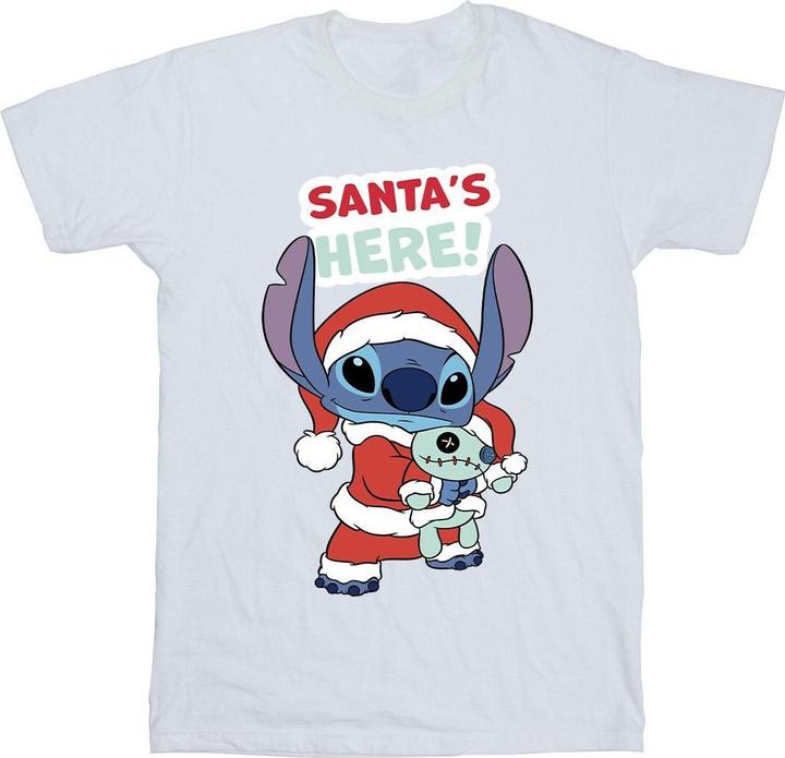 Disney Lilo & Stitch Santa's Here TShirt Jungen