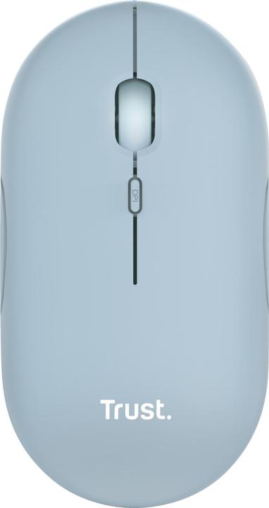 Produktbild Trust Maus Puck Rechargeable Blau (Kabellos)