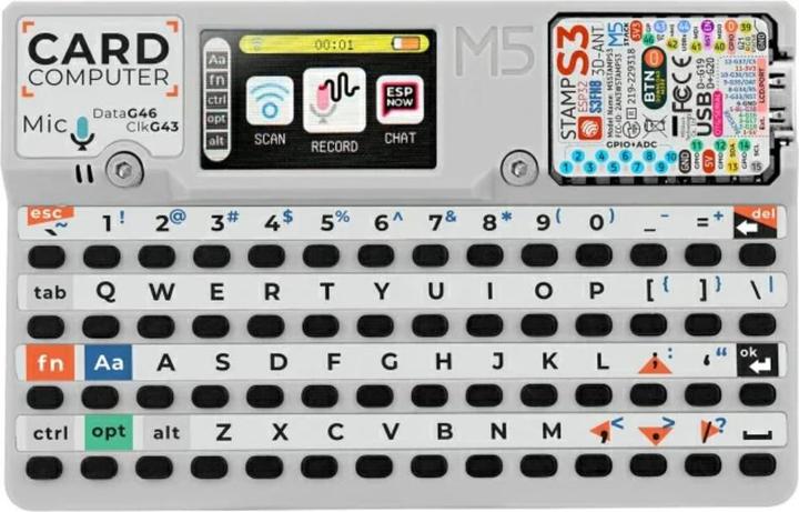 Productafbeelding M5Stack Kaartcomputerset met M5StampS3