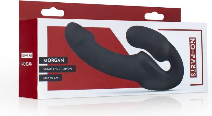 Produktbild No-Parts NoParts Morgan halterloser StrapOn Dildo 22 cm Schwarz