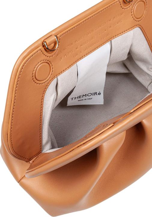 Actual product image Themoirè vegan fabric clutch bag color leather