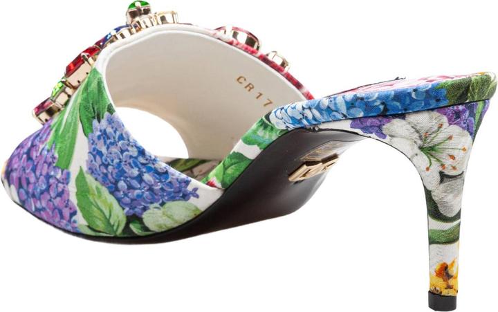 Produktbild Dolce & Gabbana mule in brocade with applied stones (38)