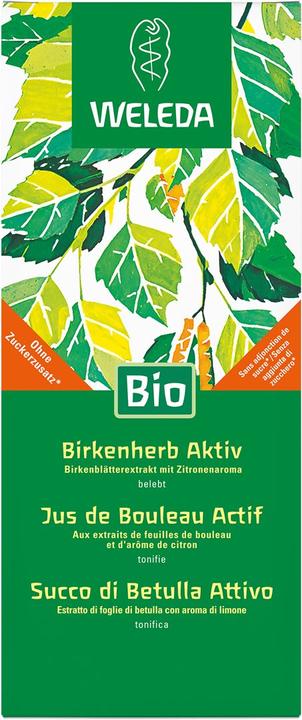 Actual product image Weleda BIRKENHERB Active Juice - Invigorates and activates (1 Piece, Liquid, 552 g)