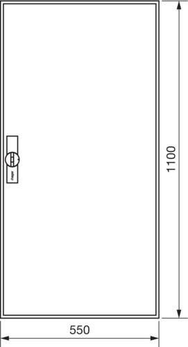Image du produit Hager HAG FWB72D Répartiteur de terrain,universel,IP44,1100x550x161m m, Vide (Répartiteur)