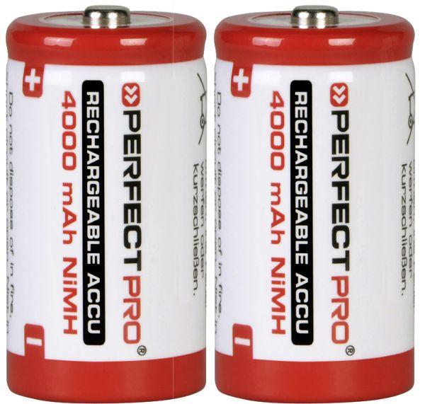 Immagine prodotto PerfectPro Batteria ricaricabile (2 pz., C, 4000 mAh)