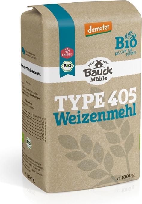 Produktbild Bauckhof Weizenmehl Typ 405 DEMETER (1000 g)
