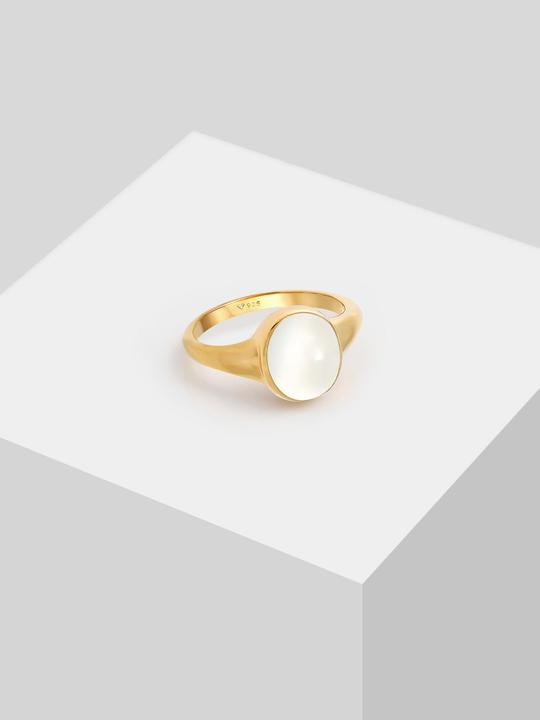 Actual product image Elli Siegelring mit Mondstein (54, 925 Silver)