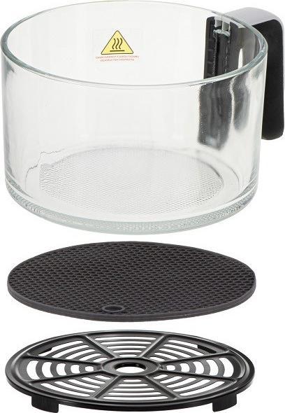 Actual product image Adler Oil-free deep fryer with a 3 litre glass container
