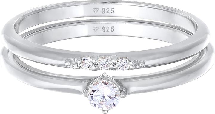 Image du produit Elli Bague en cristal (54, Argent 925)