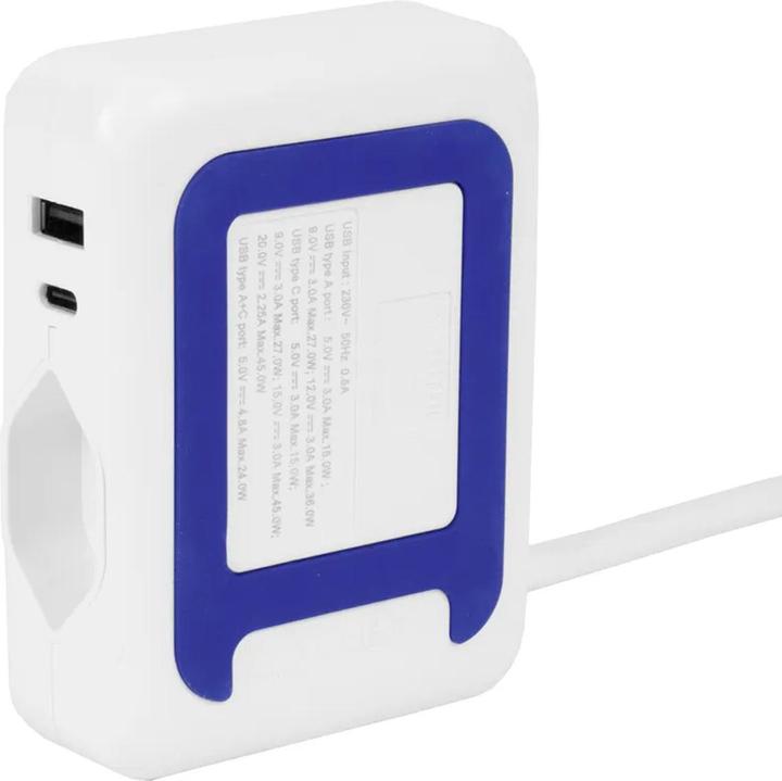 Produktbild Steffen Ladestation IQ (3 x, Typ 13, USB-A, USB-C, 1.50 m)