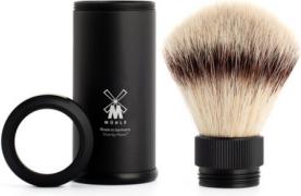 Produktbild Mühle Travel Reiserasierpinsel - Silvertip Fibre Rasurpinsel - Griff aus schwarzem, eloxiertem Alumi (Rasierpinsel)