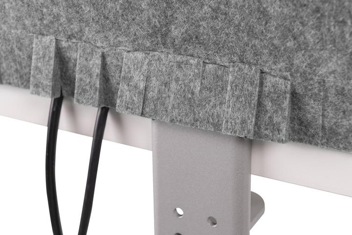 Actual product image Bakker Elkhuizen Bakker Elkuizen Bakker table divider round w.acrylic window gray back