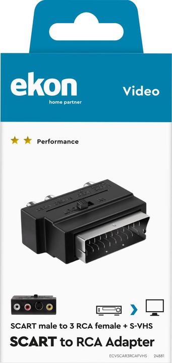 Produktbild Ekon Scart — RCA (0.58 m, Scart)