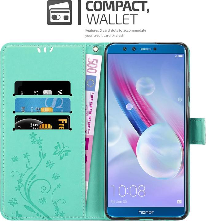 Productafbeelding Cadorabo Bloemen Boekomslag (Honor 9 Lite)