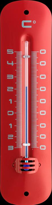 Productafbeelding TFA Dostmann thermometer voor binnen en buiten 12.2051.05 weerbestendig rood