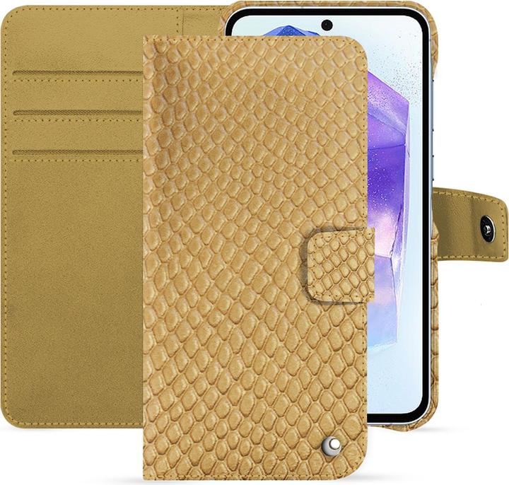 Actual product image Noreve Samsung Galaxy A55 leather wallet case (Samsung Galaxy A55)