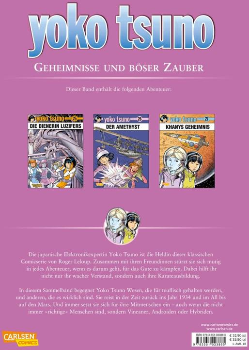 Immagine prodotto Yoko Tsuno Sammelbände 9: Yoko Tsuno Sammelband 9 (Tedesco, Roger Leloup, 2018)