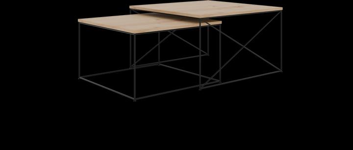 Productafbeelding ADRK Furniture Licco 2in1 salontafel (75 x 75 x 43 cm)