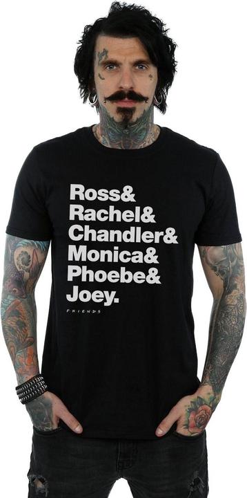 Produktbild Friends First Names Text TShirt (4XL)