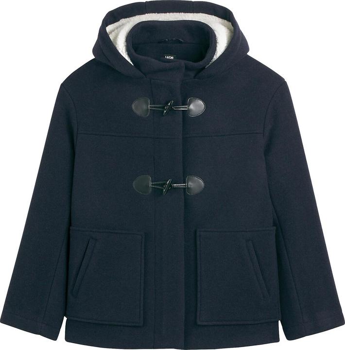 La Redoute Collections Halblange Winterjacke im Dufflecoat-Stil